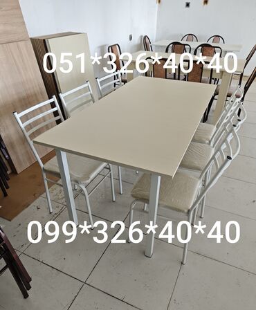 Masa və oturacaq dəstləri: Mətbəx üçün, Yeni, Açılmayan, Dördbucaq masa, 4 stul -da lalafo.az — 26 Masa və oturacaq dəstləri: Mətbəx üçün, Yeni, Açılmayan, Dördbucaq masa, 4 stul — 26