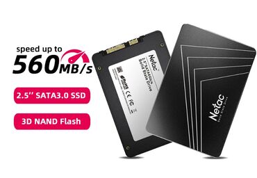 Prosessorlar: Daxili SSD disk Netac, 512 GB, 2.5", Yeni