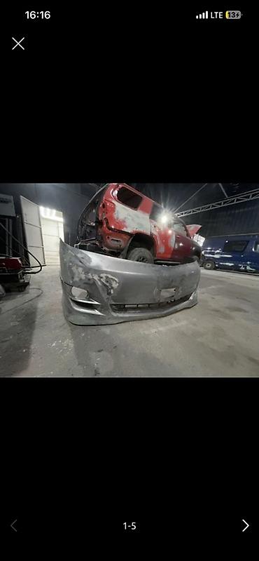 бампер alphard: Бампер Toyota, Б/у, Оригинал — 1