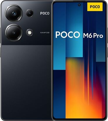 купить редми 13 про макс: Poco M6 Pro, Б/у, 256 ГБ, цвет - Черный, 2 SIM