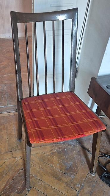 Taxta çərçivəli oturacaq - 6 шт. - Material: massiv ağacdan karkas
