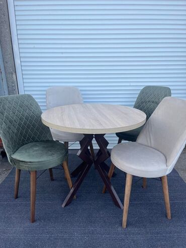 Setovi stolova i stolica: 🌟🌟akcijska cena 🌟🌟 cena okruglog seta 270€ u set spadaju 4 stolice i na lalafo.rs — 4 Setovi stolova i stolica: 🌟🌟akcijska cena 🌟🌟 cena okruglog seta 270€ u set spadaju 4 stolice i — 4
