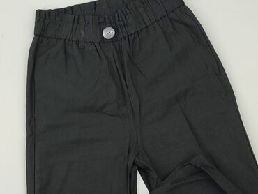 krótkie czarne spódniczka: Material trousers, Esmara, XS (EU 34), condition - Good