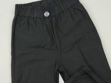 białe spodnie materiałowe: Material trousers, Esmara, XS (EU 34), condition - Good