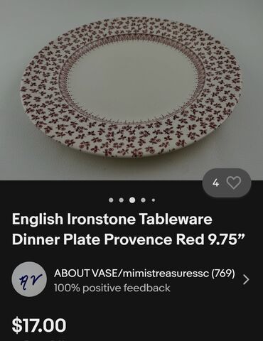 Ostali antikviteti: Tanjiri engkeski Ironstone duboki iz 70ih.god. Engleski duboki — 3