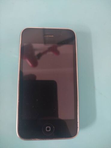 телефон iphone 10: IPhone 3GS, Колдонулган, 16 ГБ, Кара, Заряддоочу түзүлүш, Кабель