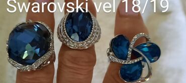 Prstenje: Ženski prsten, Swarovski, Materijal: Hirurški čelik — 2