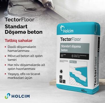Digər quru inşaat materialları: Holcim sementleri 300,400,500-6.85 Kafel yapisdiricilari tector — 7