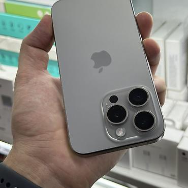 Apple iPhone: IPhone 15 Pro, Б/у, 256 ГБ, Natural Titanium, Защитное стекло, Чехол, 95 % — 14