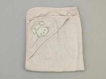 Ręczniki: Ręcznik 74 x 76, kolor - Różowy, stan - Dobry