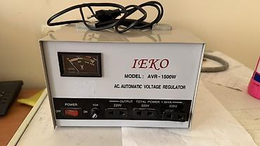IEKO AVR-1500W avtomatik gərginlik tənzimləyicisi (AC Automatic