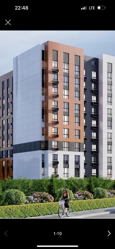 куплю квартиру в кант: 1 комната, 38 м², Элитка, 3 этаж, Евроремонт