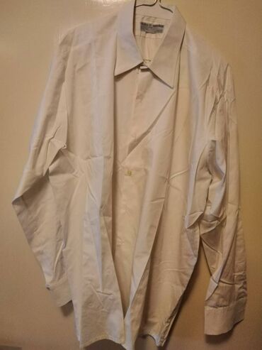 ženske cipele na štiklu: Shirt Long sleeves, XL (EU 54), color - White, Cotton