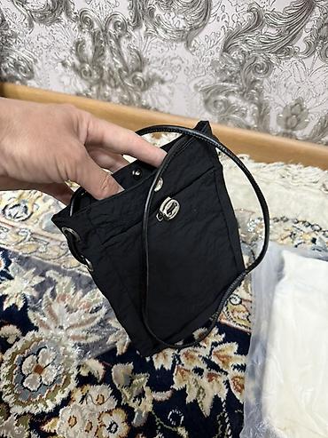 сумка coach оригинал: Сумка через плечо компактная, набор из двух цветов: черный и молочный — 4