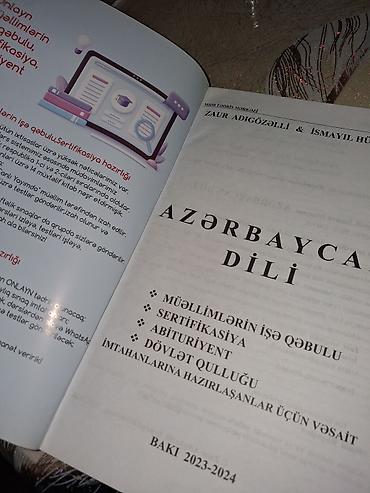 santaj kitabi: Azərbaycan dili Testlər 11-ci sinif, DİM, 1-ci hissə, 2024 il — 2