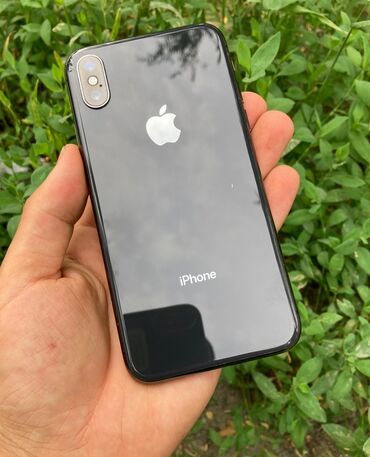 apple laptop price in kyrgyzstan: IPhone X, 256 ГБ, Черный, Защитное стекло, Чехол, 100 %