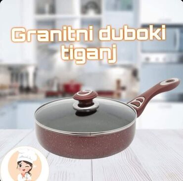 deciji kreveti za devojcice: 🌀🌀🌀 🔥Duboki Granitni tiganj sa poklopcem Konig visine 7 cm🔥 NOVO!