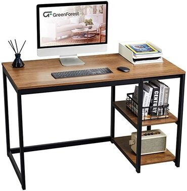 стол компютерный: Компьютерный Стол, цвет - Коричневый, Новый