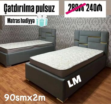 Sifarişlə çarpayılar: ⚠️Tək çarpayı*👑 _*SİFARİŞLƏ VƏ YENİ*_ Qiymət : 240₼