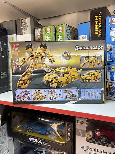 трансформер: Конструктор-трансформер XJ-BLOCK XJ-852 Super Robot, 2 в 1. Набор — 2