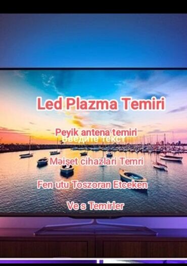 krosna antena qurasdirilmasi: Her nov televizor ve krosnu temiri yuksak seviyyada xidmat .unvanlar