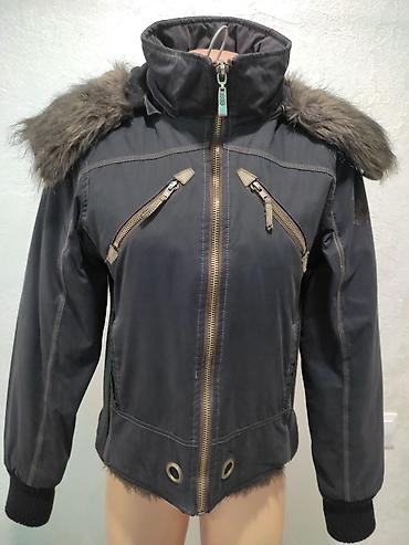 Пуховики и зимние куртки: Пуховик, Короткая модель, С мехом, XL — 2