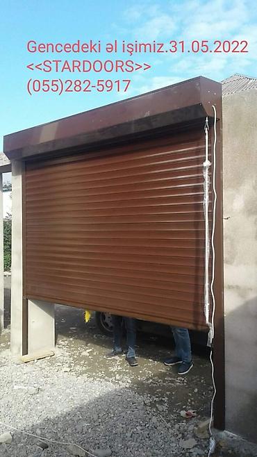 Həyət darvazaları: Avtomatik jaluz darvazlar. Avtomatik qapılar -pulsuz catdirilma ve — 7
