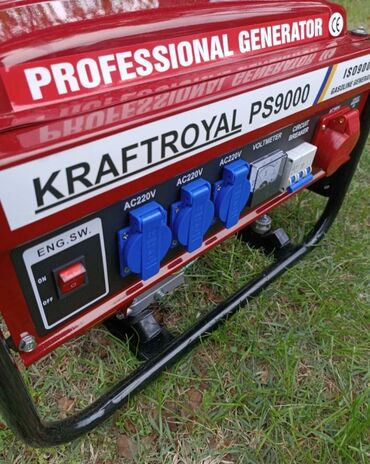 specijalni alati za zupcenje: Generator Kraftroyal Generator PS9000 petrol Cena 260 evra KARFTROYAL