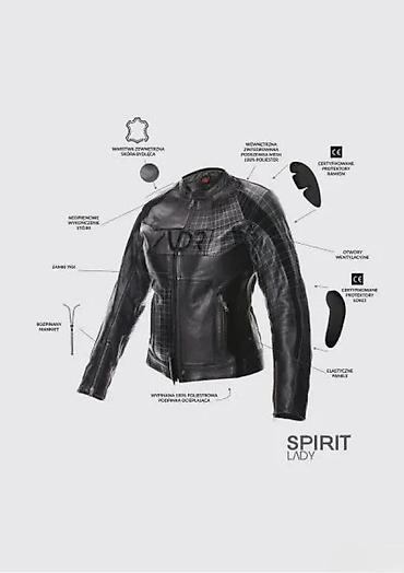 rock: Ženska moto kožna jakna ADR Spirit Lady - Materijal: prirodna goveđa — 3