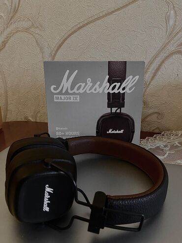 marshall qulaqlıq: Simsiz (Bluetooth) Yeni Qulaqcıqlar Marshall, rəng - Qəhvəyi