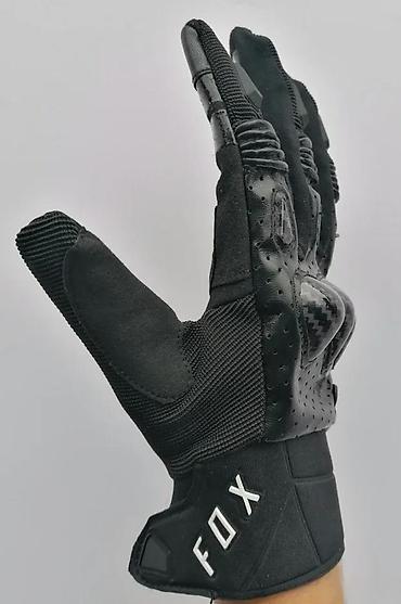 Oprema za bicikliste: Motociklističke zaštitne rukavice – crne, duge - Ojačani štitnici na — 3