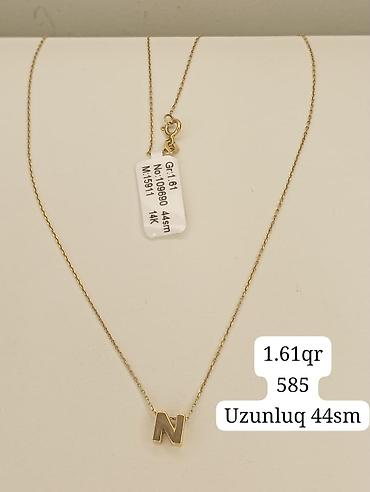 poladan qolbag: Bilərzik, Sarı qızıl, 585 Əyar — 5