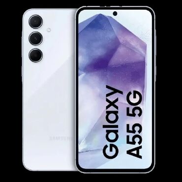 Samsung: Samsung Galaxy A55, 256 GB, rəng - Ağ