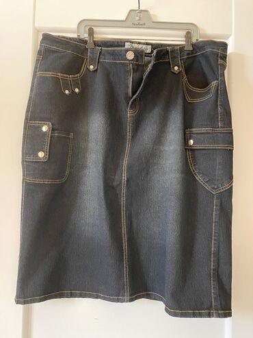 Ətəklər: Midi Ətək, Cins, 2XL — 7