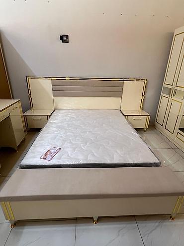 Yataq otağı dəstləri: İkinəfərlik çarpayı, Dolab, Komod, Termo, Yeni — 4