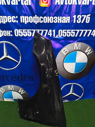 w211 e63: Крыло Переднее левое Mercedes-Benz, 2006 г., Б/у, Оригинал — 1