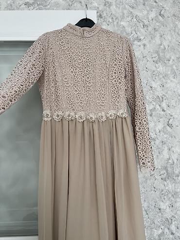 Вечерние платья: Вечернее платье, Длинная модель, Шифон, С рукавами, S, M — 7