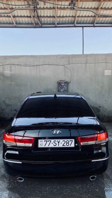 Hyundai: Hyundai Sonata sedan – qara rəng, 4 qapı, AZ 77-SY-287 dövlət nömrə — 2