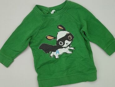 kombinezon hm czarny: Sweatshirt, H&M, 6-9 months, condition - Good