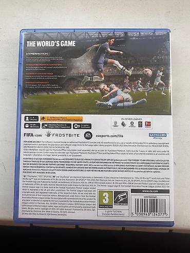 фифа 23 диск: Продаю диск на PS5 

Fifa23 1500сом — 2