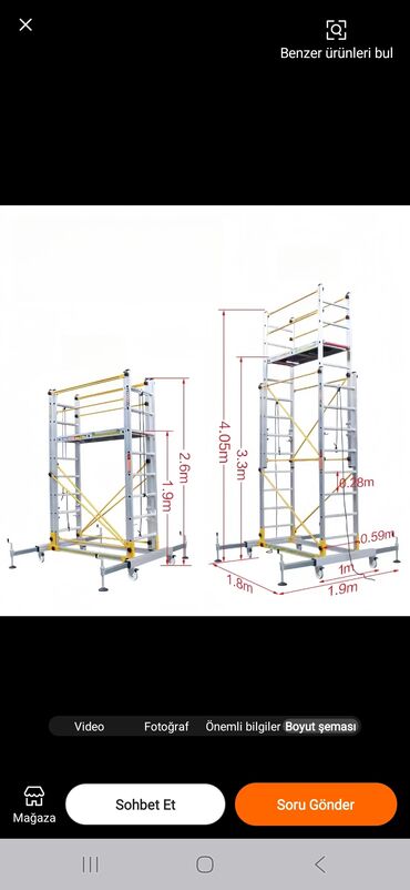 Nərdivanlar: Bu qatlanan çoxməqsədli nərdivan müxtəlif işlər üçün uyğun olan -da lalafo.az — 7 Nərdivanlar: Bu qatlanan çoxməqsədli nərdivan müxtəlif işlər üçün uyğun olan — 7