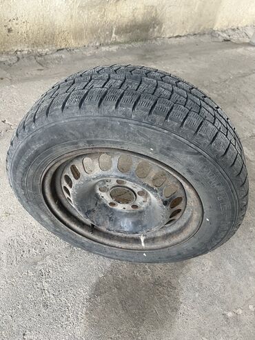 Колеса в сборе: Колеса в сборе 195 / 65 / R 15, Зима, Б/у, Запаска, Легковые, Железные, отверстий - 5