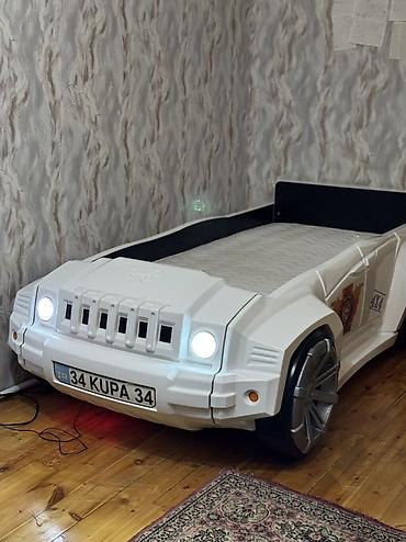 elektrik kombi: Uşaq avtomobil çarpayısı – “4x4 Off-Road” dizaynlı • Korpus: Ağ — 1