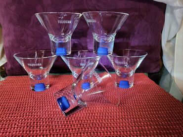 Čaše: Case nove Absolut za zestoko pice Rastal Nemacka. Case komada 6 i — 2