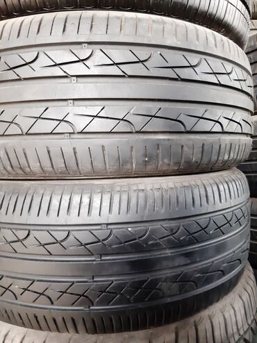 Шины: Шины 215 / 55 / R 16, Лето, Б/у, Пара, Корея, Hankook