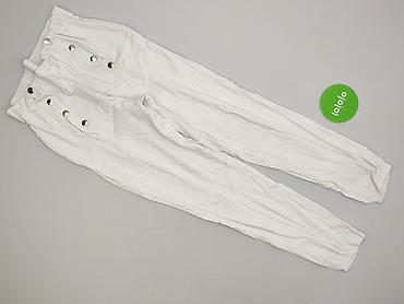 high waist: Spodnie materiałowe damskie, rozmiar XL — 2