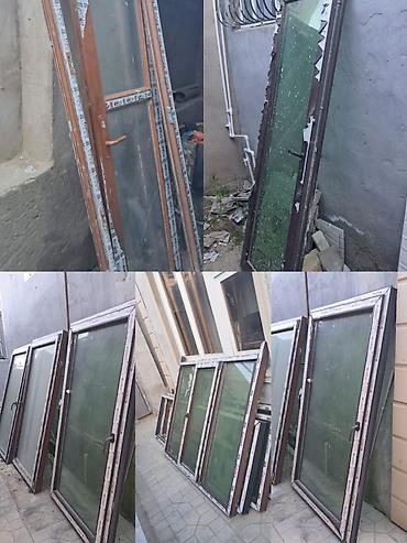 plasti̇k pəncərə: Salam 4 qapi 80sm eni hunduru 240 4pencere 3ededi 110sm eni hunduru — 6