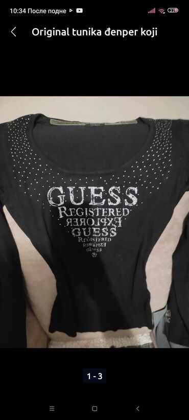 novo guess: M (EU 38), L (EU 40), Drugi tip