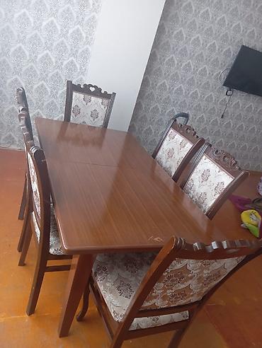 Digər mebel: IradaMasa ve 6 eded stul desti Qiymet 260 man Masa acilandir. Yaxshi — 1