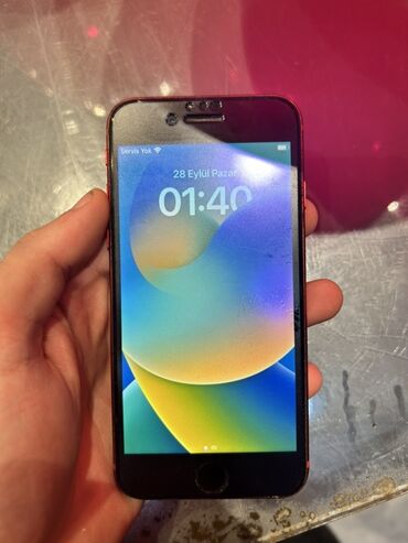 iphone xr qiymeti islenmis: IPhone 8, 64 ГБ, Красный, Отпечаток пальца